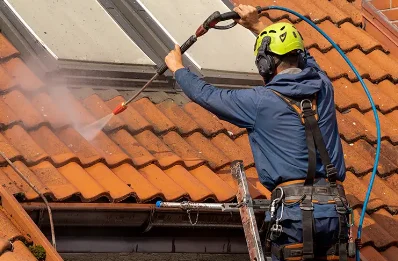 Démoussage et hydrofuge de toiture à Cramont